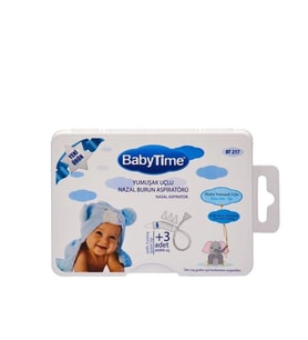 Babytime BT217 Yumuşak Uçlu Burun Aspiratörü