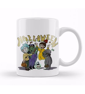 Spooky Crew Long Kupa Bardak Porselen