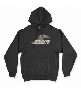 Los Angeles Avengers Siyah Kapşonlu Sweatshirt Hoddie