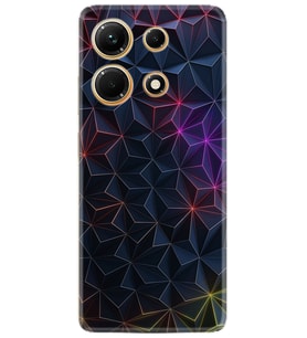 Infınix Note 30 Kılıf Silikon Desen Özel Seri Renkli Prizmalar 1783
