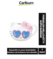 Özel Tasarım Dekoratif Şık Hediyelik Sevgili Eş Dost Arkadaş Porselen Hello Kitty Kupa Bardak