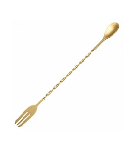 Epinox EPX AKK30 Gold Çatallı Kokteyl Kaşığı 30 cm