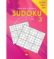 Oyun, Zeka ve Eğlence: Sudoku 3 Kolay, Orta, Zor (9+ Yaş)