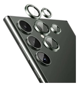 Coverzone Samsung Galaxy S24 ile uyumlu Kamera Lens Koruma Kolay Takabilen G�r�? A�?s?n? Bozmayan Y�ksek ��z�n�rl�kl� Premium Advice Safir Kamera Lens Koruma (Ye?il, Galaxy S24 Plus)