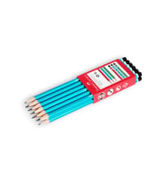 Faber-Castell Köşeli Mercanlı Kurşun Kalem 12’Li, HB Derece, Kırılmaya Dayanıklı Uç, Kolay Açılır