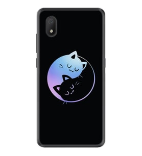 Tcl L7 Kılıf Excode Silikon Desen Özel Seri Love Cats 1604
