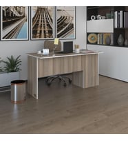 Kenzlife ofis masası miyamoto crd sol 75*160*80 kilitli kapaklı dolap bilgisayar çalışma masası (Karışık)