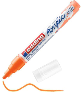 Edding 5100 Akrilik Boyama Markörü 2-3 mm FOSFORLU TURUNCU 