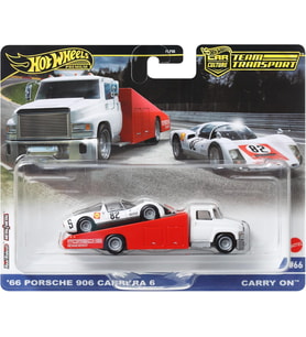 Hot Wheels Team Transport 2024 Mix 2-66 Porsche 906 Carrera 6 Hrv47 (Çok Renkli)