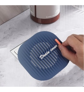 Süzgeçli Lavabo Gider Koruyucu Mat Gri
