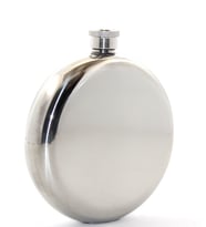 Paslanmaz Çelik Yuvarlak 8 Oz Tekli Matara