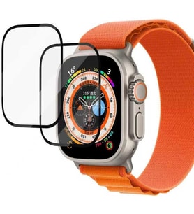 Apple ile uyumlu Watch Ultra 1/2/3 49mm Cam Full Ekran Saat Koruyucu