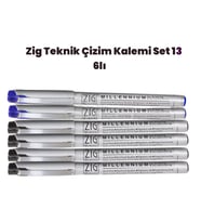 Zig Teknik Çizim Kalem Set 13 6lı