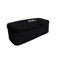 Oval Pencil Case-Oval Tip Geniş Iç Hacimli Siyah Kalem Kutusu Kalemlik