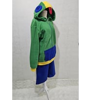 Kapüşonlu Cosplay Yeşil Kostüm Yetişkin  Video Oyunu Kapüşonlu Yeşil Kostüm Yetişkin