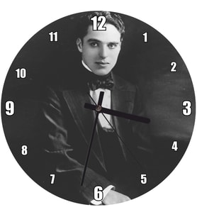 Cakatablo Aktör Charlie Chaplin Duvar Saati