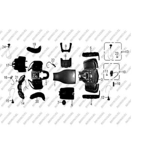 MONDİAL ATVU BS 150 STOP KOMPLE ORJ