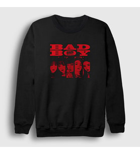 Presmono Unisex Siyah Bad Boy K-Pop Red Velvet Sweatshirt 276578tt
