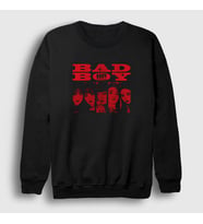 Presmono Unisex Siyah Bad Boy K-Pop Red Velvet Sweatshirt 276578tt