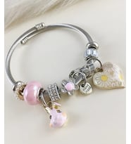 Kalp Charmlı Pandora Model Bileklik