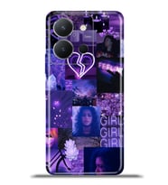 Vivo Y36 Kapak HD Renkli Dizayn Silikon Kılıf - Euphoria