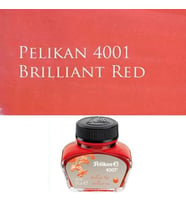 Pelikan 4001 Dolmakalem Mürekkebi 30 ml. KIRMIZI 