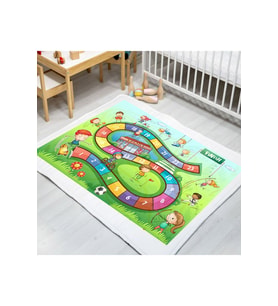 Carpdress Sayı Desenli Kaydırmaz Oyun Halısı 100 x 150 cm