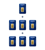 Nadir Gold 24 Ayar 17,5 Gram Külçe Altın (7 Adet 2,5 Gram Külçe Altın )