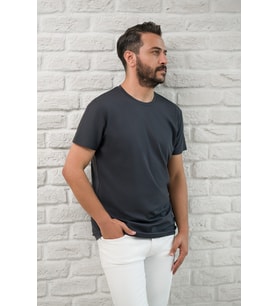 Paul Martin Slimfit Fit Bisiklet Yaka Rayon Kumaş Full Likralı T-shirt