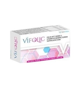 Tedafarma Vifolic 30 Yumuşak Kapsül
