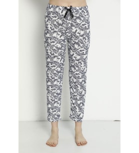 Cepsiz Yazlık Kadın Pijama Altı B24 (Gri)
