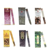 Hem 6 paket farklı aroma toplam 120 adet tütsü