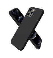 iPhone 12 Pro Max Kılıf First Silikon - Siyah