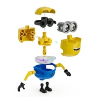 Minions preCOOL Jelly Factory Serisi Figür Yapım Seti - Modüler Mini Oyuncak Modeller (4.4 - 7.5 cm)