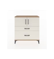 Arges Şifonyer 2 Raflı 2 Çekmeceli 2 Kapaklı 88x30x96 Çam-Aytaşı