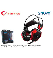 Rampage SN-R5 X-CORE Siyah-kırmızı Oyuncu Mikrofonlu Kulaklık Usb
