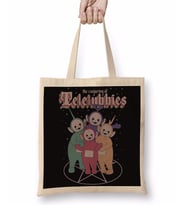 The Teletubbies 02 Bez Çanta Uzun Saplı