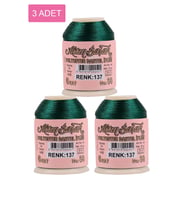 3 Adet Altınbaşak Oya ve Dantel İpi 20 gr - Royaleks - No: 137