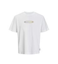 Jack & Jones 12273880 Jcopacer Branding Print Tee Ss Crew Neck Beyaz