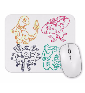 Balbazar Pokemon Go Pikachu Mouse Pad