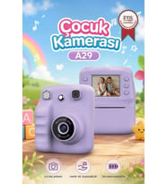 Dijital Fotoğraf Makineleri Çocuk Termal Resim Kağıt Baskılı Yazıcı Kamera