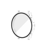 Samsung Galaxy Watch 5 44mm Uyumlu Sert PC Kasa ve Ekran Koruyucu Zore Watch Gard 14 (Renksiz)