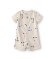 Carter's Erkek Bebek Kısa Tulum 1u269010 Bej