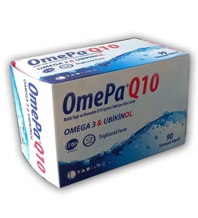 Omepa-Q10 Omega3 Ubiquinol 90 Kapsül