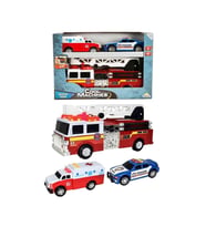 7191 Sun-Jnd-Clm-Oyun Set Kurtarma Araçlari Poli̇s Ambulans İtfai̇ye Ses Işik