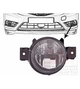 Navara (D23) 2016  Sis Farı Sol  (Oem No:261551Ha0B)