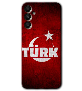 Galaxy A05s Kılıf HD Desen Baskılı Kılıf - Ayyıldız Türk