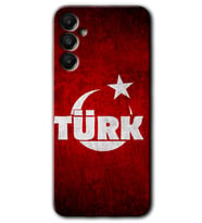 Galaxy A05s Kılıf HD Desen Baskılı Kılıf - Ayyıldız Türk