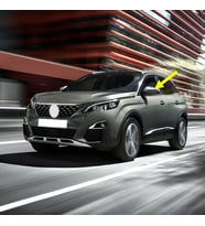 Peugeot 3008 2017-2020 Sol Dış Dikiz Aynası Üst Kapağı