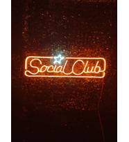 Social Club Gta Neon Led Tabela Dekoratif Aydınlatma(60x20cm)